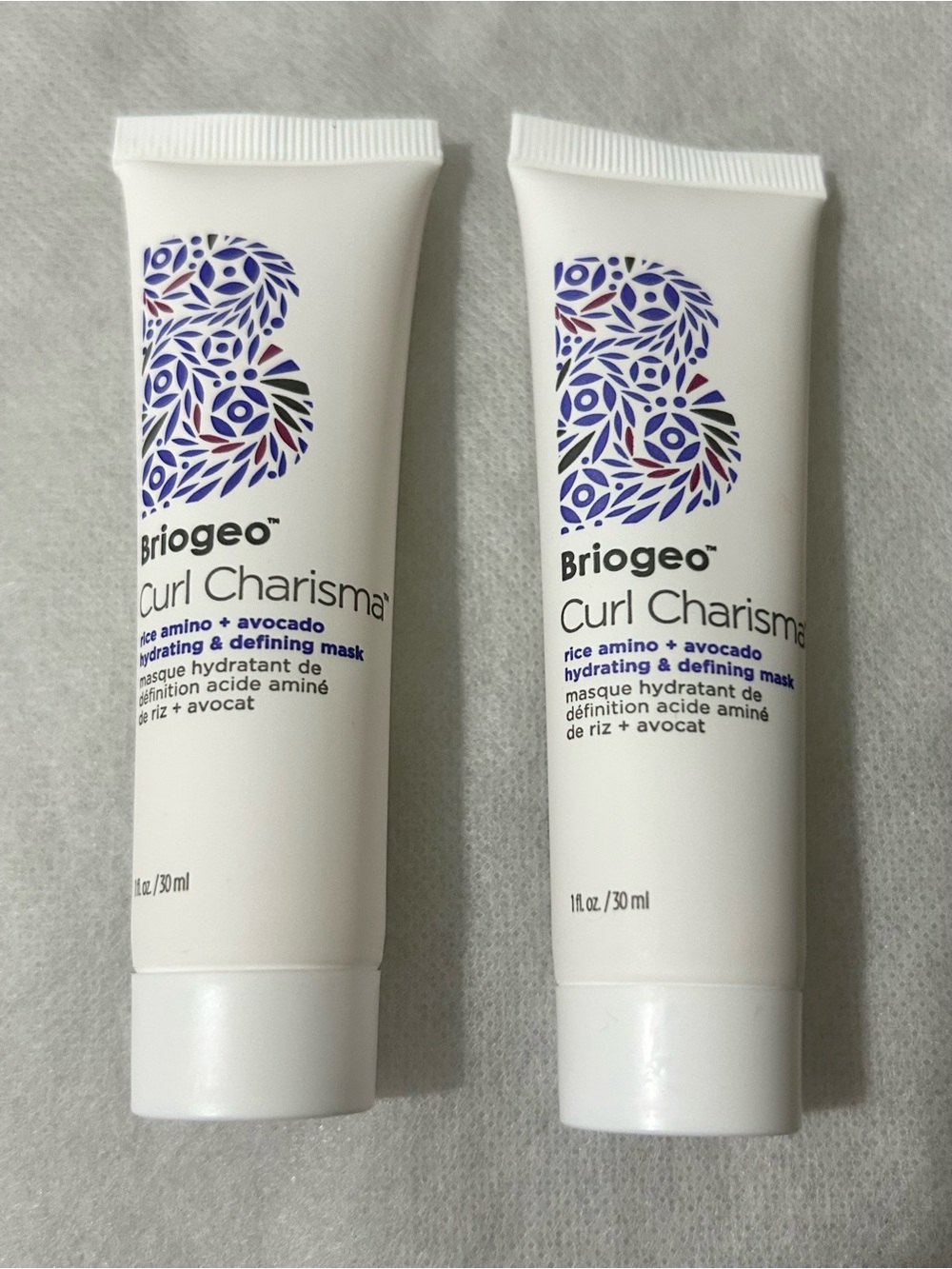 Briogeo — Curl Charisma for hair — hydrating + defining mask — comes with 2